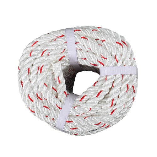 Solid Spare 1/2"×120FT Double Braid Polyester Rope 1160lbs Breaking Strength Strong Pulling