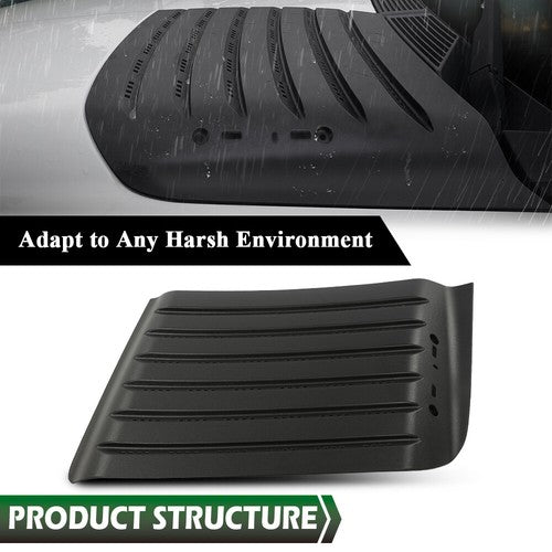 Solid Spare Fit For 2011-2014 Chevrolet Silverado 2500/3500 Left+Right Hood Panel Grille