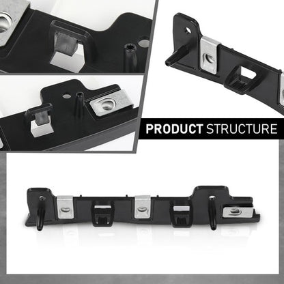 Solid Spare Fit For 2017-2019 Ford Escape Front Bumper Retainer Bracket Left+Right Side