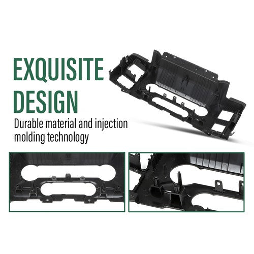 Solid Spare Fit For 21-23 Ford F-150 A/C Heater Climate Control Dash Center Console Bezel