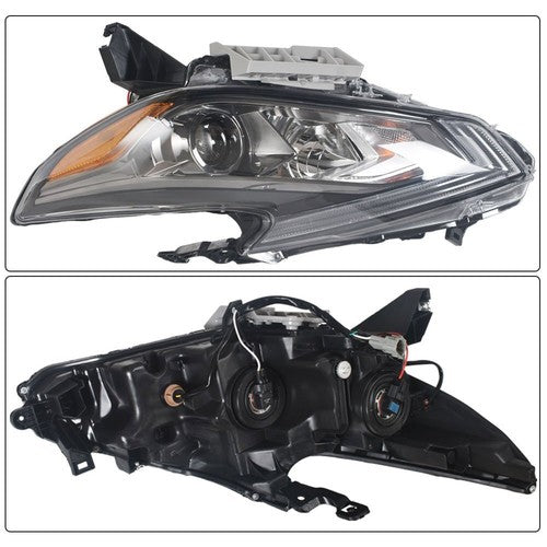 Solid Spare For Nissan Altima 2016-2018 Headlights W/O LED DRL Black Driver Left Side LH