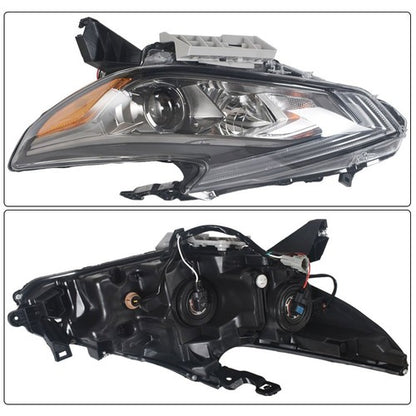 Solid Spare For Nissan Altima 2016-2018 Headlights W/O LED DRL Black Driver Left Side LH