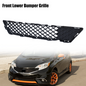 Front Lower Bumper Black Mesh Grille For 2015 16 Nissan Versa Note SR Hatchback