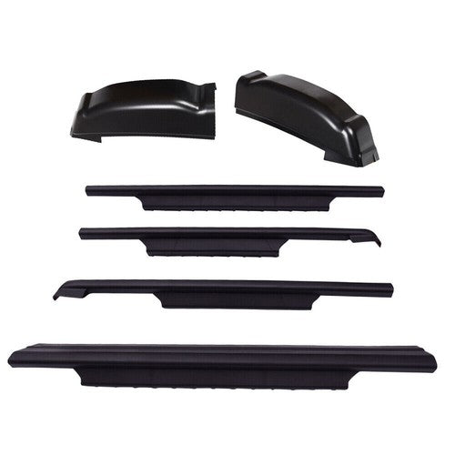Solid Spare Fit For 01-06 Silverado GMC Sierra 2500/3500 Crew Cab Corners Rocker Panel Guard