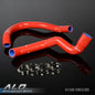 Solid Spare Fit For 91-01 Jeep Cherokee XJ 4.0 l6 Red Silicone Radiator Hose + Clamps Kit