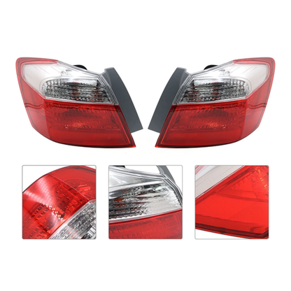 For 2013-2015 Honda Accord Sedan EX LX Sport Halogen Outer Tail Lights LH & RH