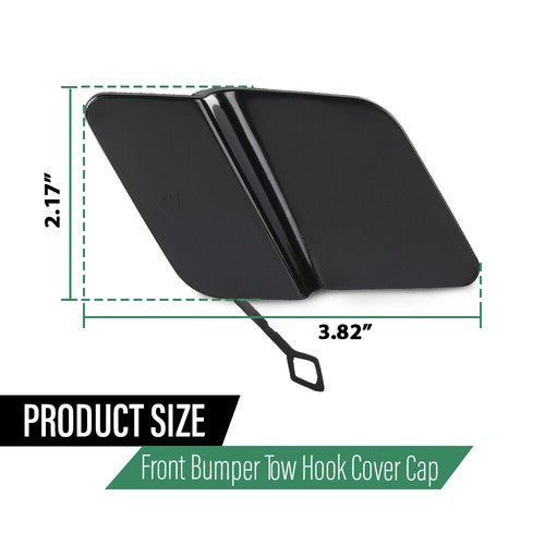 Solid Spare Fit For 2008-2013 Benz X204 GLK300 GLK350 Front Bumper Tow Hook Eye Cover Cap