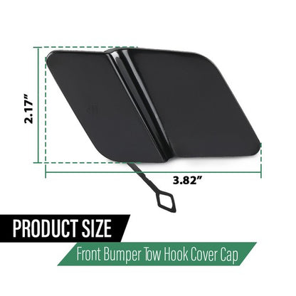 Solid Spare Fit For 2008-2013 Benz X204 GLK300 GLK350 Front Bumper Tow Hook Eye Cover Cap