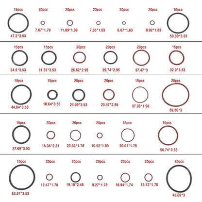 Solid Spare O-Ring Seal Kit For Caterpillar Cat Seal Kits O Ring Kit 270-1528 New