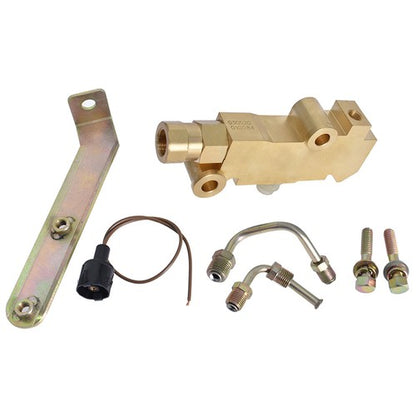 Solid Spare Disc Brake Proportioning Valve 9/16" 1/2" Lines&Bracket PV2 Combination 1722215