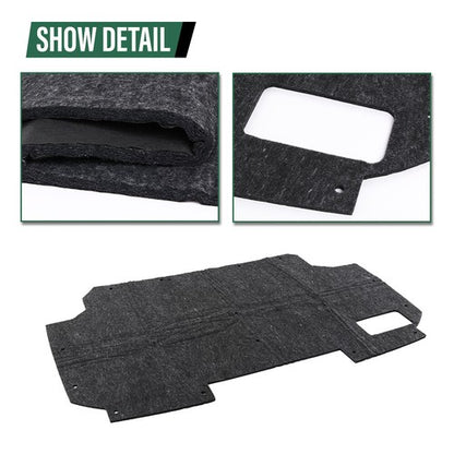 Solid Spare Fit For 1987-1991 Ford F150 F250 F350 Bronco Hood Insulation Pad Heat Blanket