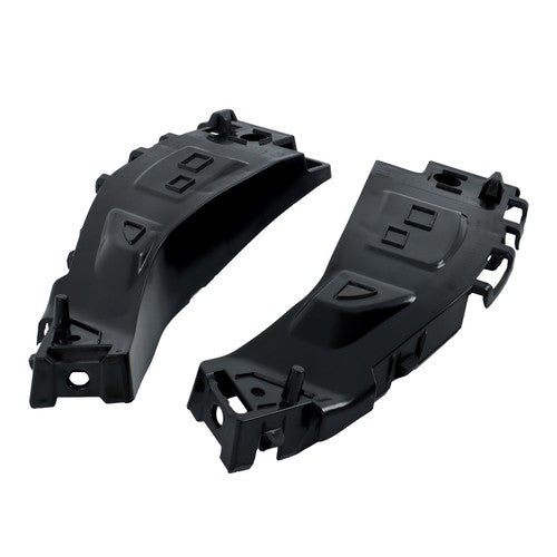 Solid Spare Front Bumper Bracket Replacement Plastic Black 2pcs Fit For Ford Flex 2009-2019