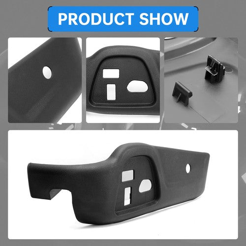 Solid Spare Front Driver Side Power Seat Outer Switch Trim Panel For 2006-2010 Hummer H3/H3T