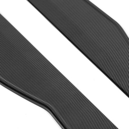 Solid Spare For Dodge Charger SRT RT 2015-2023 Carbon Fiber Look Side Skirt Rocker Panels