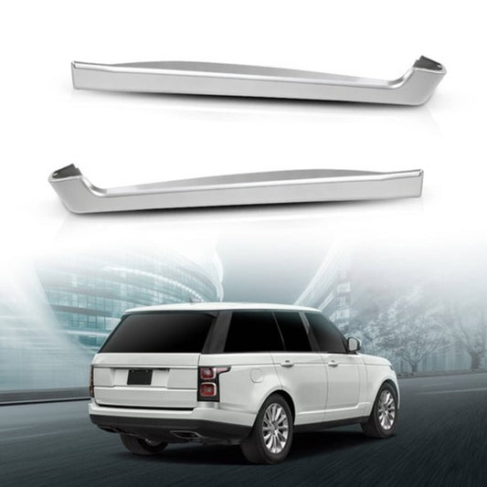 Solid Spare Fit For 2013-2022 Land Rover Range Rover Rear Bumper Side Cladding Trim Silver