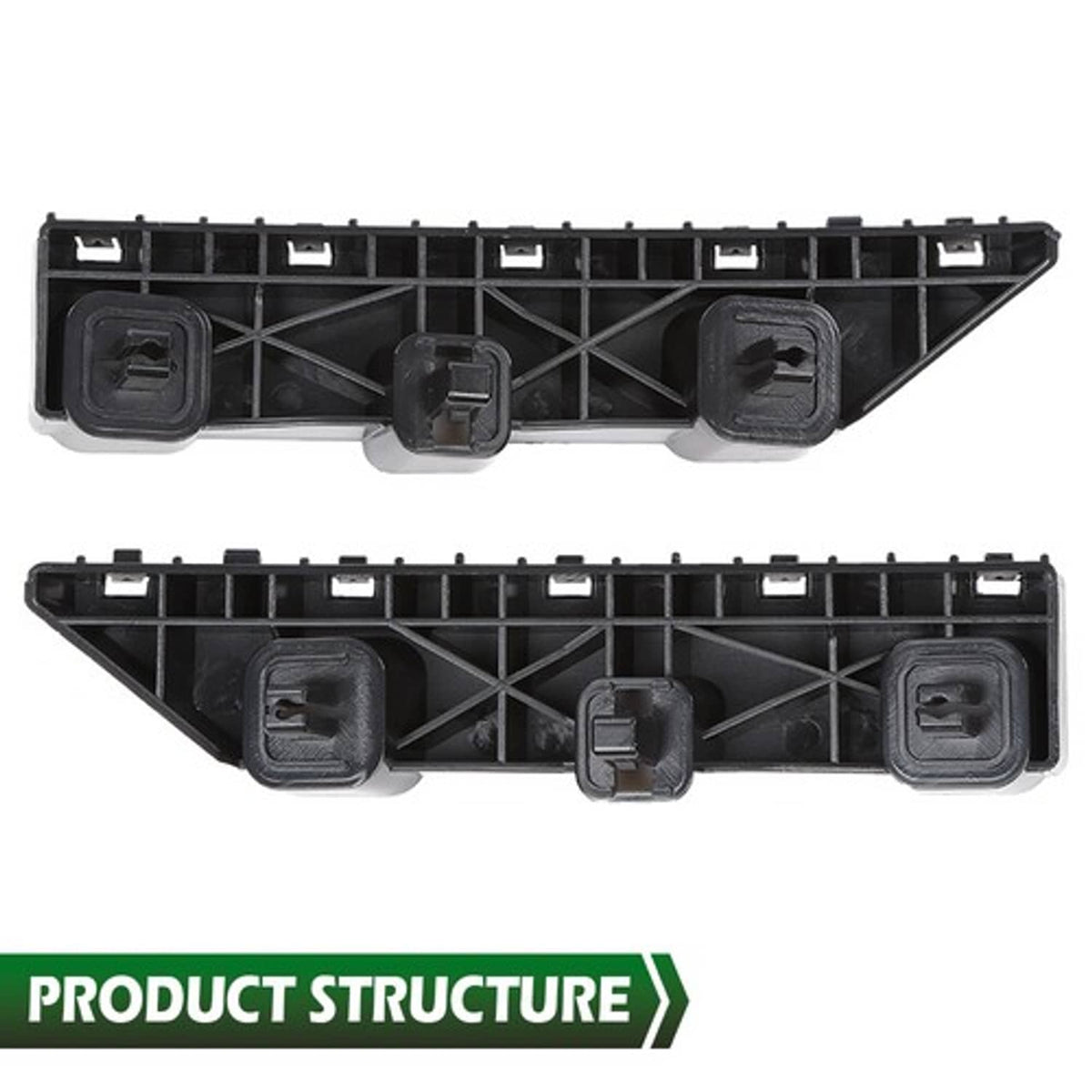Solid Spare Fit For 2013-2019 Nissan Pathfinder Front Outer Bumper Cover Bracket Left+Right