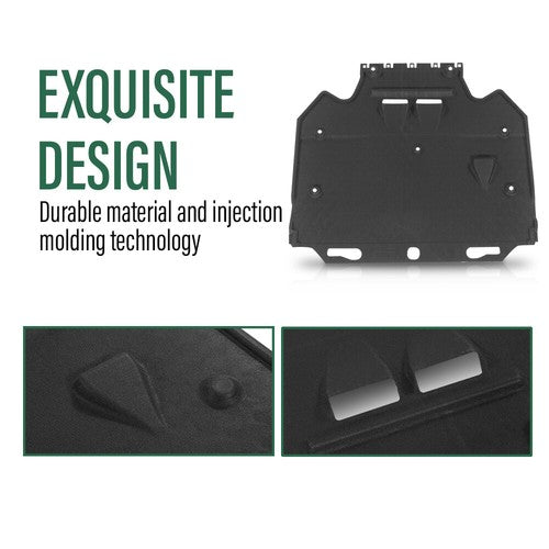 Solid Spare Fit For 2011-2018 Audi A6 A7 S6 S7 Quattro RS7 Engine Splash Guard Under Cover