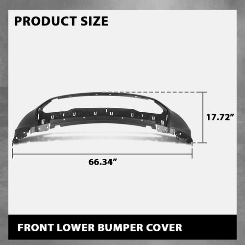 Solid Spare Fit For 2014-2022 Jeep Grand Cherokee Front Lower Bumper Cover 68262001AA