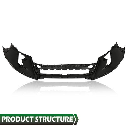 Solid Spare Fit For 2017 2018 2019 Toyota Highlander Front Bumper Cover Assembly TO1000427