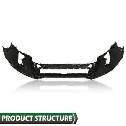 Solid Spare Fit For 2017 2018 2019 Toyota Highlander Front Bumper Cover Assembly TO1000427