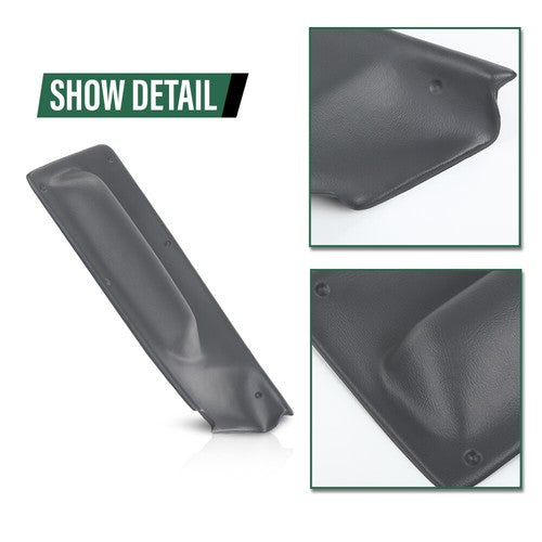 Solid Spare 2pcs Door Panel Insert Gray Fit For 2003-2010 Volkswagen New Beetle Convertible