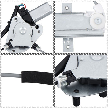 Solid Spare For Honda Pilot 2003-2008 Power Window Regulator Front Left with Motor 748-129