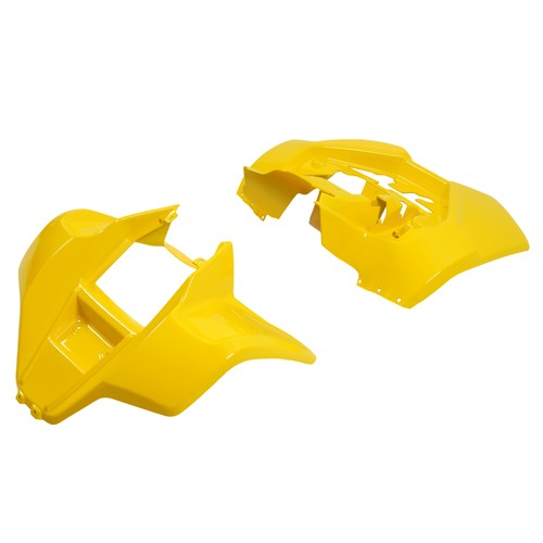 Solid Spare For Suzuki LT80 & Kawasaki KFX80 Fairing Front & Rear Plastic Yellow Fender
