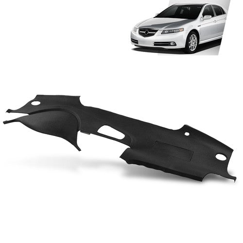 Solid Spare TPE Dash Cover Cap Dashboard Overlay Black Fit For 2004-2008 Acura TL
