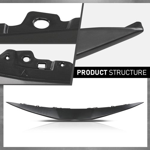 Solid Spare Front Bumper Grill Cover Molding Fit For 2021-2023 Toyota Camry LE/XLE TO1210119