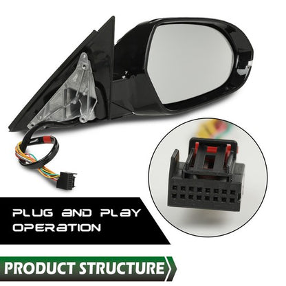 Solid Spare Side Mirror Fit For 2012-2018 Audi A6, A6 Quattro, S6 Passenger Right Side RH