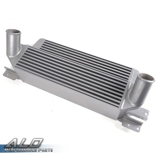 Solid Spare Aluminum Front Mount Intercooler Fit For 2015-2017 Ford Mustang 2.3L EcoBoost