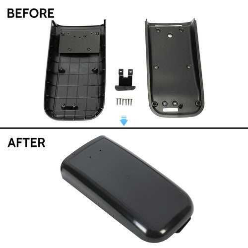 Solid Spare Center Console Armrest Cover Lid Kit FOR 2002-2009 GMC Envoy Chevy Trailblazer