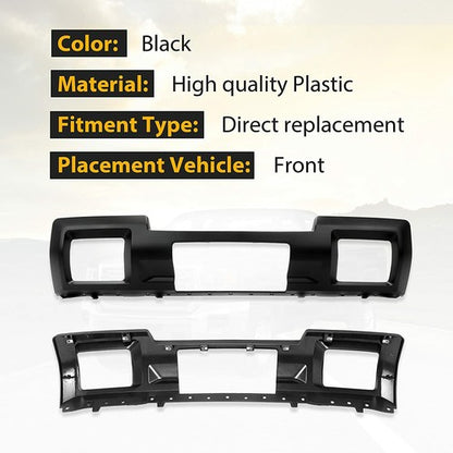 Solid Spare Bumper Skid Plate Panel For 2015 16 17 18 2019 GMC Sierra 2500/3500HD GM1053104C
