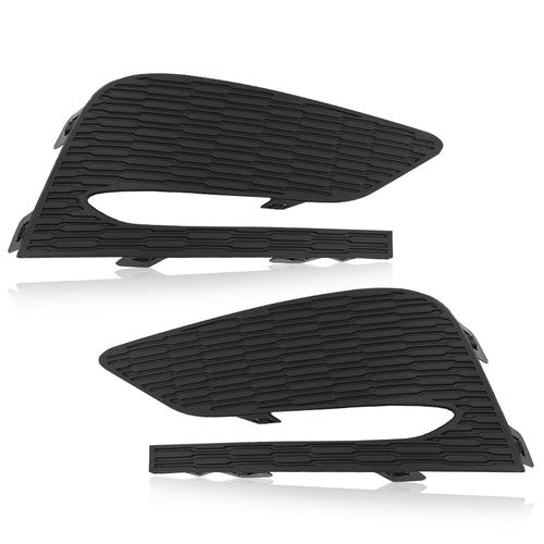 Solid Spare Front Bumper Insert Fog Light Cover Left+Right Fit For 2016-2018 Chevrolet Cruze