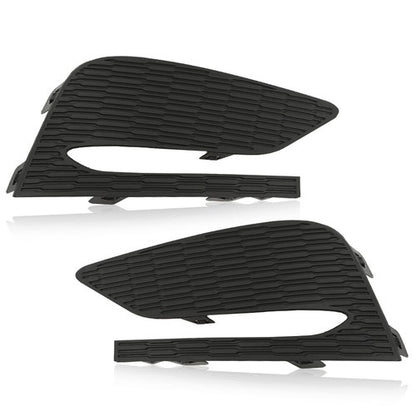 Solid Spare Front Bumper Insert Fog Light Cover Left+Right Fit For 2016-2018 Chevrolet Cruze