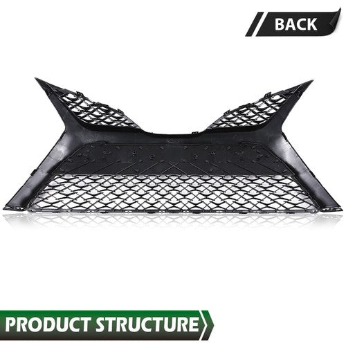 Solid Spare Front Bumper Upper + Lower Grille Fit For 2018 2019 2020 Toyota Camry SE XSE