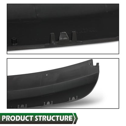 Solid Spare Front Bumper Face Bar Trim Molding Step Pad Fit For 2015-2022 Dodge Charger