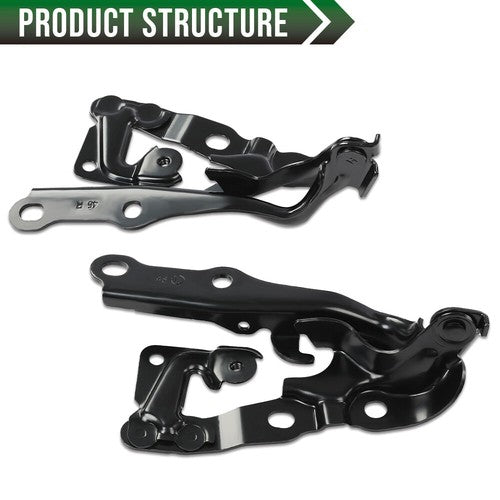 Solid Spare Fit For 2007 2008 2009 2010 2011 Toyota Camry Hood Hinges Left & Right Pair Set