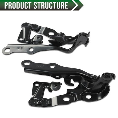 Solid Spare Fit For 2007 2008 2009 2010 2011 Toyota Camry Hood Hinges Left & Right Pair Set