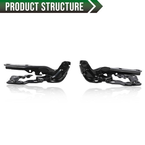 Solid Spare Fit For 2007 2008 2009 2010 2011 Toyota Camry Hood Hinges Left & Right Pair Set