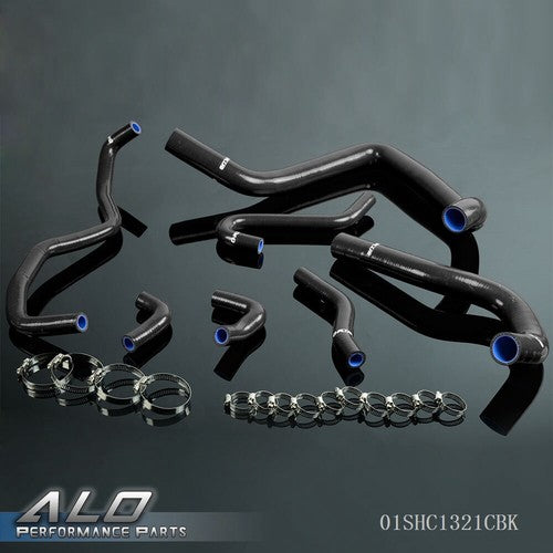 Solid Spare Black Silicone Radiator Hose Fit For Acura Integra 91-94 DB6 DB8 DC2 B18C B18C1