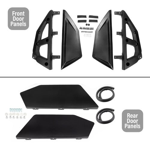 Solid Spare Pair Lower Door Inserts Panels Front For Honda Talon 1000X 1000R 1000X -4 19-22
