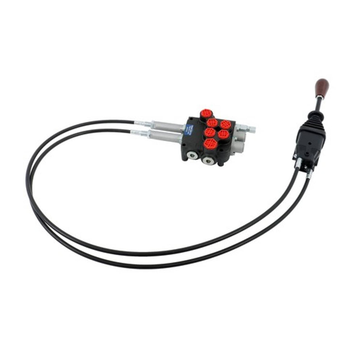 Solid Spare P80 Remote Control Valve Kit: 2 Spool Valve 21GPM + Joystick New+ Cables
