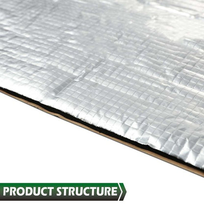 Solid Spare Car Insulation Sound Deadening Heat Shield Thermal Noise Proof Mat 90" x 39"