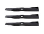 Solid Spare (3) Oregon Blades for John Deere LX176, LX178, LX186, LX188, LX277AWS 48"
