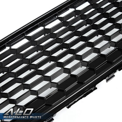 Solid Spare Black Front Upper Bumper Mesh Grille Fit For 2015-2018 Ford Focus S SE F1EZ8200B
