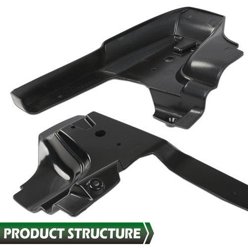 Solid Spare Fit For 1979-1985 Cadillac Eldorado Rear Bumper Fillers Set of 7 Black