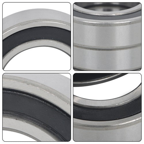 Solid Spare 10Pcs 6007-2RS Bearings 35×62×14mm Double Rubber Seals Deep Groove Ball Bearing
