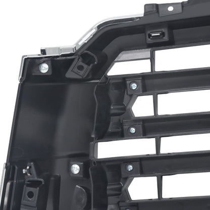 Solid Spare For Toyota Sequoia 2018 19-21 22 Chrome Front Upper Grille Without Hood Trim New