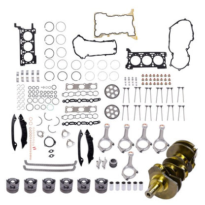 Solid Spare Engine Overhaul Rebuild Kit Crankshaft Rods Timing 68147229AA For Jeep Ram 1500